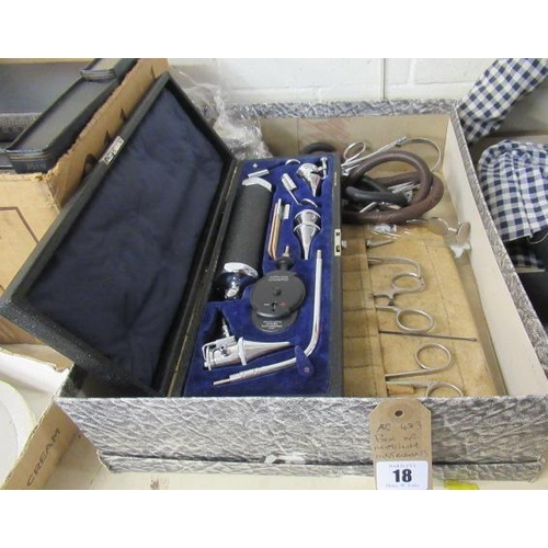 18 - BOX OF MEDICAL INSTRUMENTS