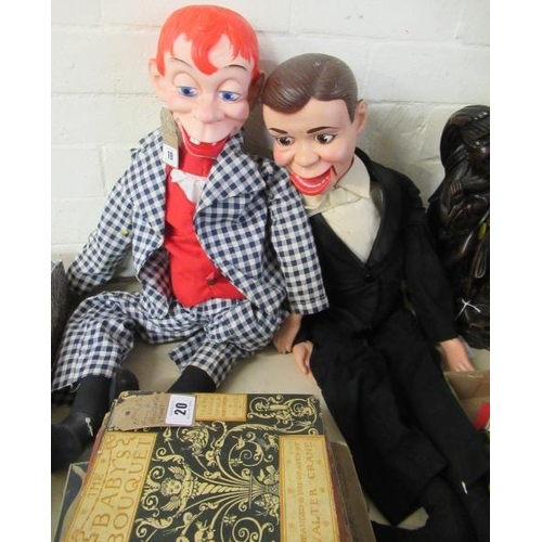 19 - TWO VENTRILOQUIST DUMMIES