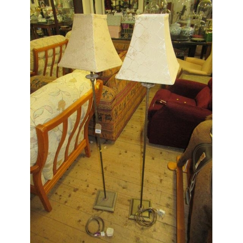 834 - PAIR OF TALL LAMPS