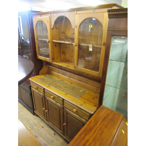 837 - PINE KITCHEN DRESSER
