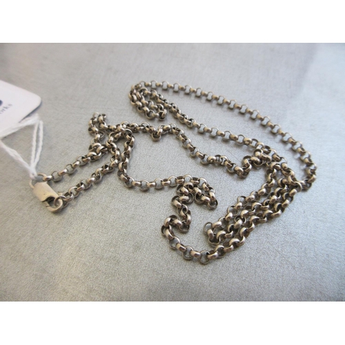 209 - 24 INCH SILVER BELCHER CHAIN 10.8g