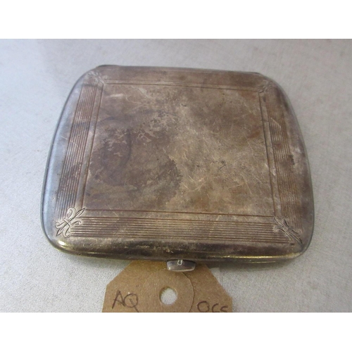 255 - SILVER CIGARETTE CASE 88g