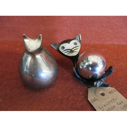 294 - WALTER BOSSE CAT AND BALL WITH DANSK DESIGN CAT