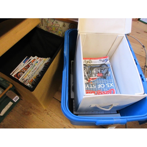 332 - THREE BOXES OF CLASSIC BIKE MAGAZINES