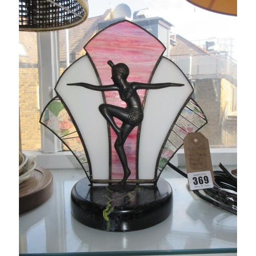 369 - ART DECO STYLE TABLE LAMP