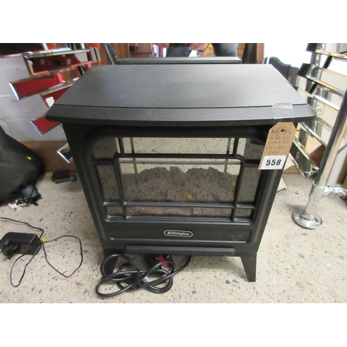 558 - SMALL DIMPLEX ELECTRIC FIRE