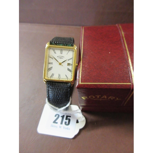 215 - GENTS ROTARY WRISTWATCH