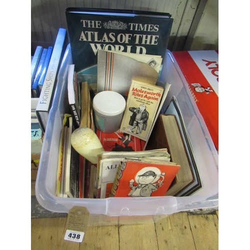 438 - BOX OF VINTAGE MUSIC PROGRAMMES INCLUDING BEATLES AND OTHER EPHEMERA