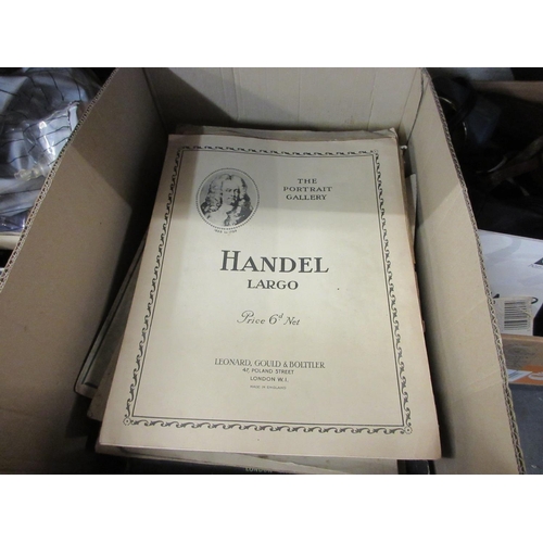 46 - BOX OF SHEET MUSIC