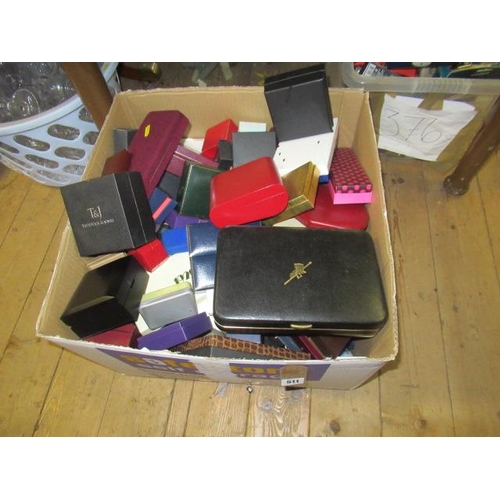 511 - BOX OF JEWELLERY DISPLAY BOXES