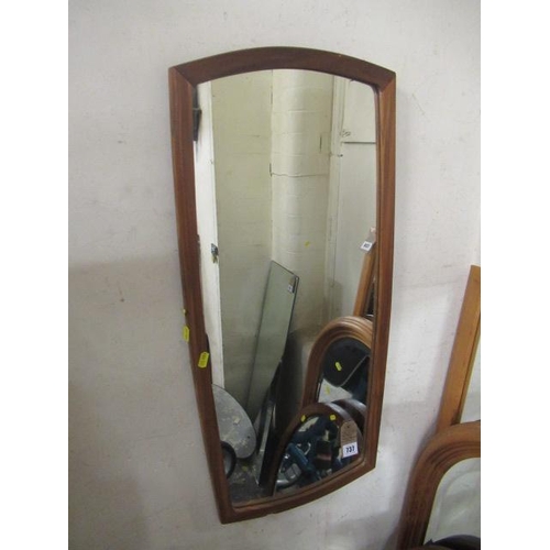 737 - RETRO TEAK FRAMED MIRROR