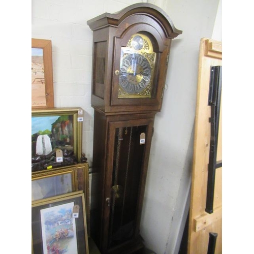 802 - INTERLOCK LONGCASE CLOCK