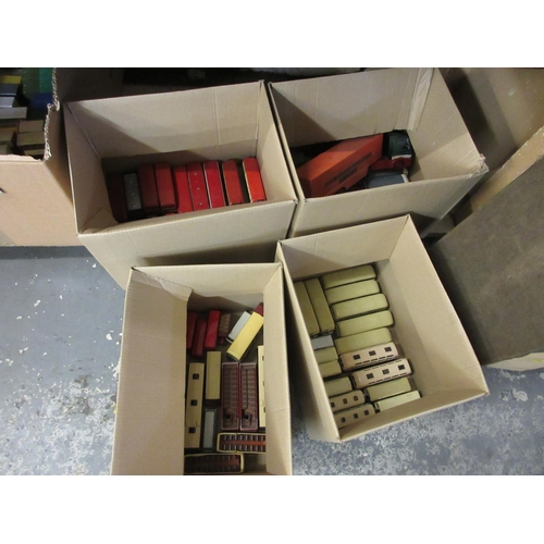 36 - FOUR BOXES OF DIECAST AND OTHER BUSES