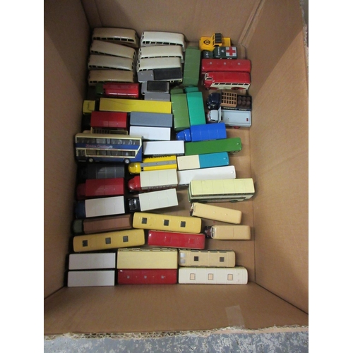 37A - LARGE BOX OF DIECAST AND OTHER BUSES