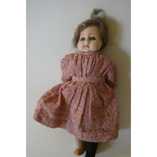 100 - Four vintage dolls, comprising a 16