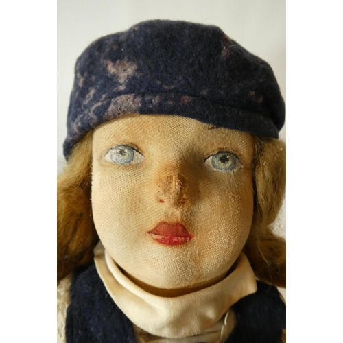 111 - Three vintage dolls, comprising an 18