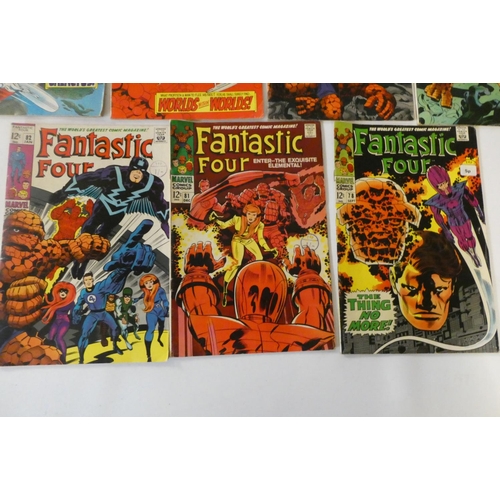 204 - Marvel's Fantastic Four no. 64-70, 72, 74-76, 78, 79, 81 and 82, 10 priced 12c, the rest 10d, in use... 