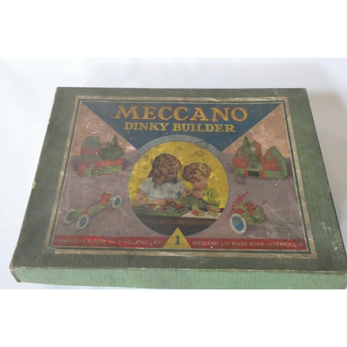 250 - Meccano aeroplane constructor parts, many items have rusting or paint damage, in incorrect Meccano b... 