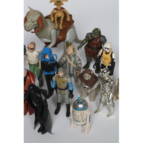 331 - Kenner Star Wars figures, most items in fair condition including Speeder bike, Ronto and Jabba Plays... 