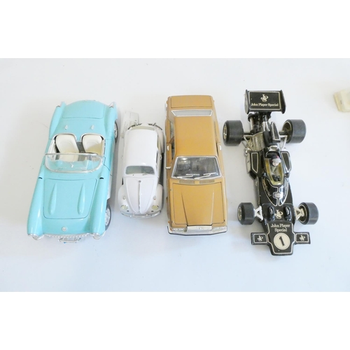 392 - Unboxed late issue diecast cars including Burago, Corgi and others, fair to excellent (Est. plus 24%... 