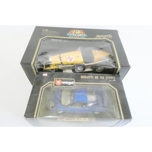 402 - Burago Bugatti EB110 and Bugatti Type 35, both items boxed, good (Est. plus 24% premium inc. VAT)