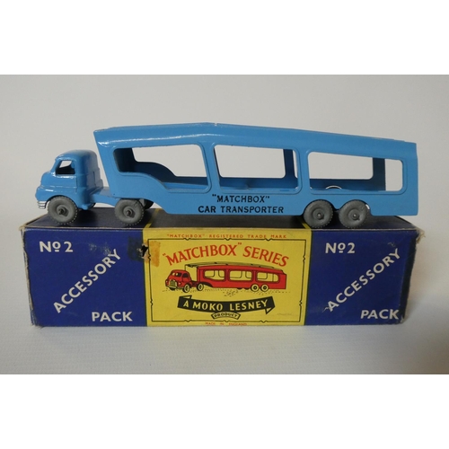 464 - Matchbox Accessory Pack No2 Car Transporter, box fair, model excellent (Est. plus 24% premium inc. V... 