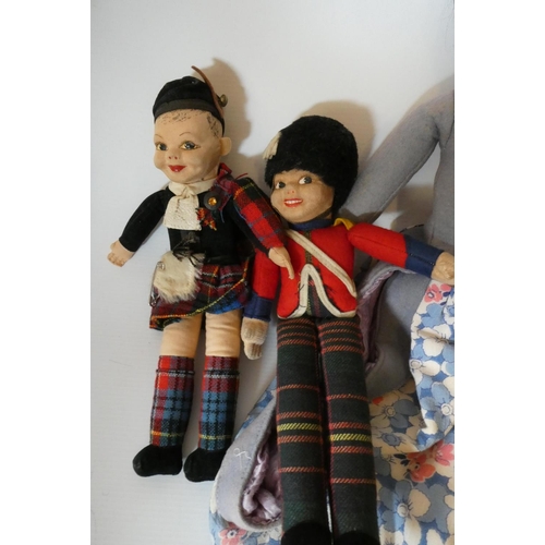 64 - Three Norah Wellings dolls, comprising a 12