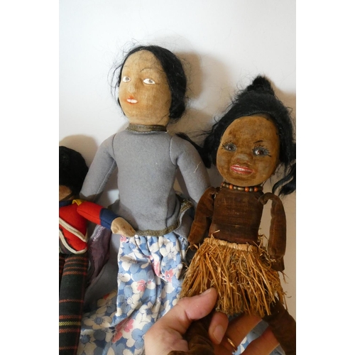 64 - Three Norah Wellings dolls, comprising a 12