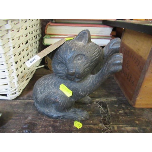 15 - HUBLEY CAST IRON CAT DOORSTOP