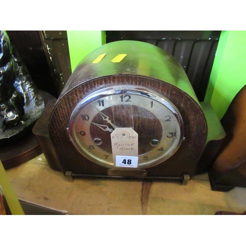 48 - MANTLE CLOCK