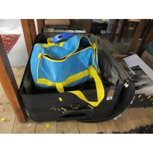 112 - SUITCASE OF VINTAGE SCALEXTRIC