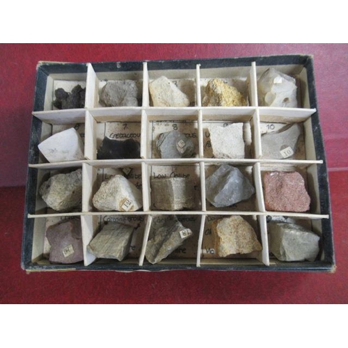 312 - BOX OF GB SEDIMENTARY ROCK SPECIMENS