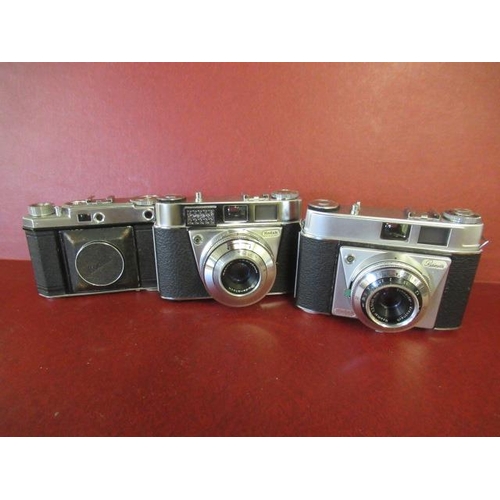 426 - THREE KODAK RETINA AND RETINETTE 35MM CAMERAS