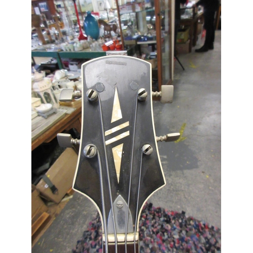 416 - CASED ACOUSTIC BASS GUITAR