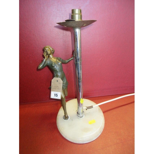 15 - FIGURAL TABLE LAMP