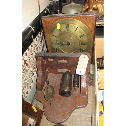 4 - BRACKET CLOCK BY WOOLLEY CODNOR