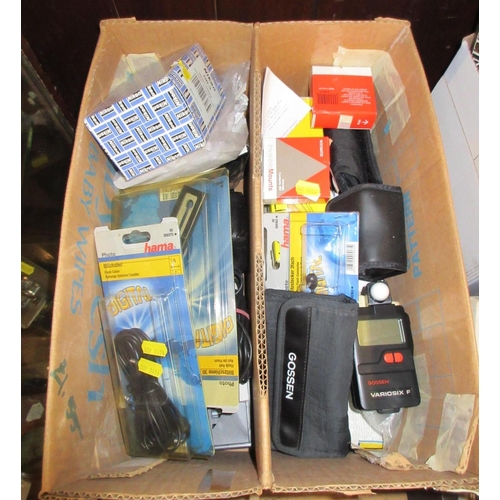 47 - BOX OF CAMERAS AND ACCESSORIES