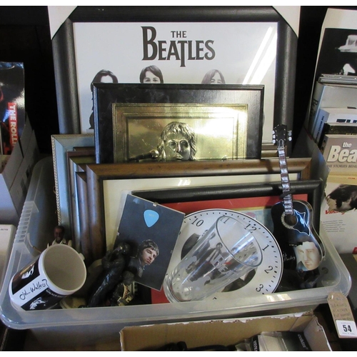 54 - BEATLES AND OTHER POP RELATED MERCHANDISE