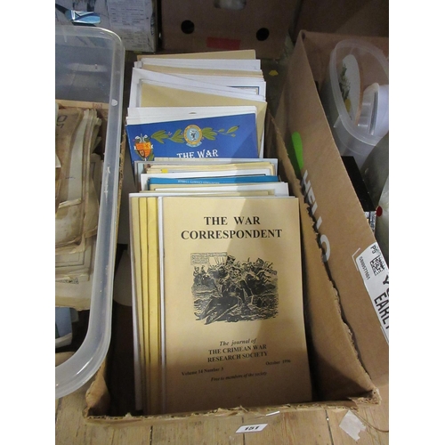 151 - BOX OF CRIMEAN WAR CORRESPONDENT MAGAZINES