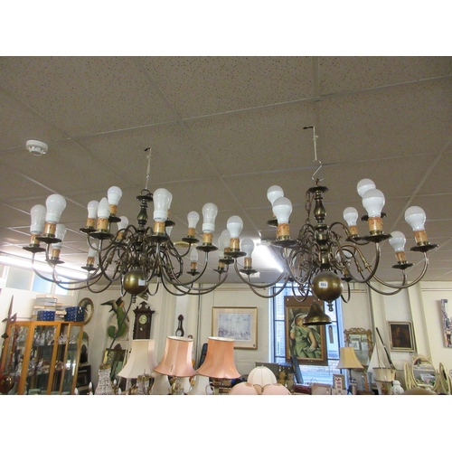 155 - TWO CHANDELIERS