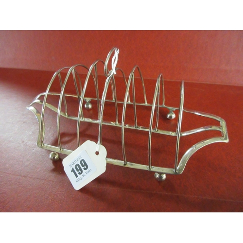 199 - SILVER TOAST RACK