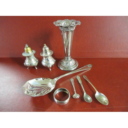 202A - SILVER VASE ETC