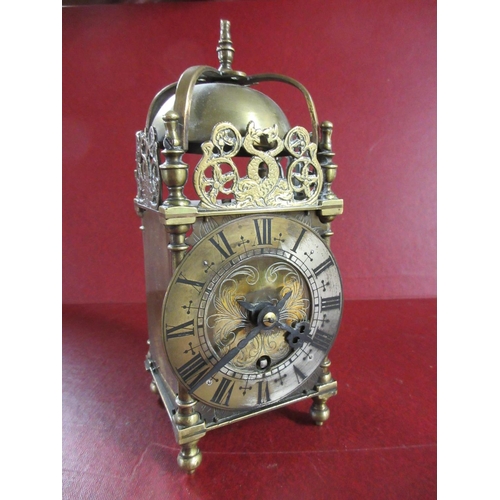 205A - BRASS LANTERN CLOCK