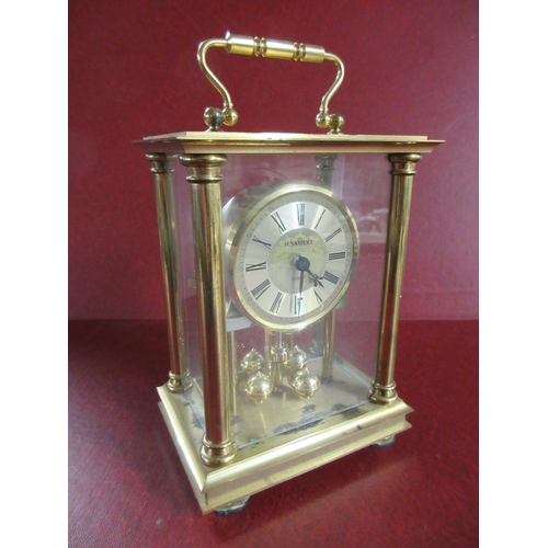 206A - BRASS CARRIAGE CLOCK