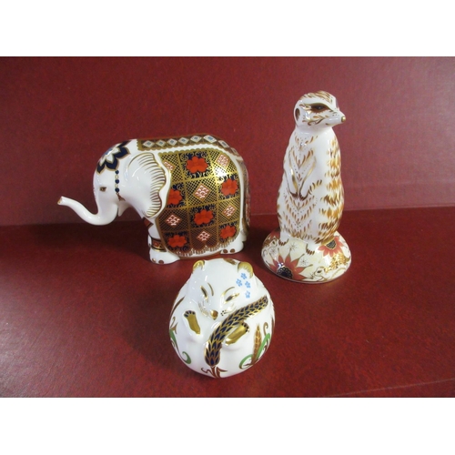 237 - THREE ROYAL CROWN DERBY ANIMALS