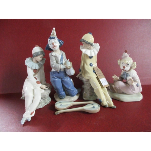 243A - FOUR NAO CLOWN FIGURES