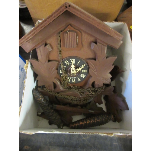 264 - GERMAN CUCKOO CLOCK WITH WEIGHTS