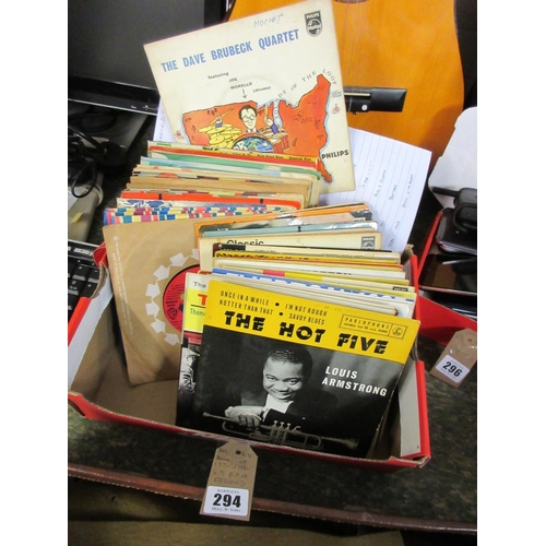 294 - BOX OF 1950S AND 60S 45RPM RECORDS