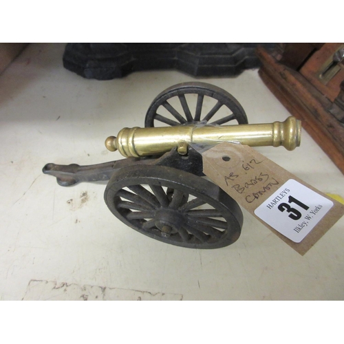 31 - BRASS CANNON