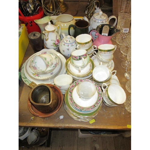 321 - COLLECTION OF CERAMICS INCLUDING SHELLEY